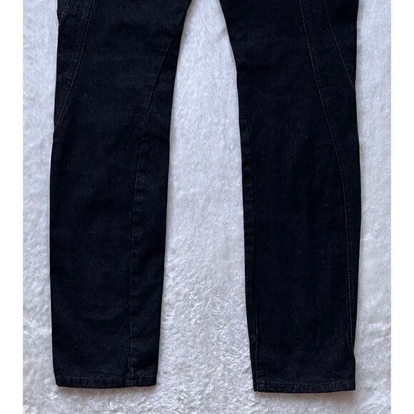 NWT Zara ZW The Panelled Slim High Rise Jeans in Black, Size 4 - Picture 15 of 16